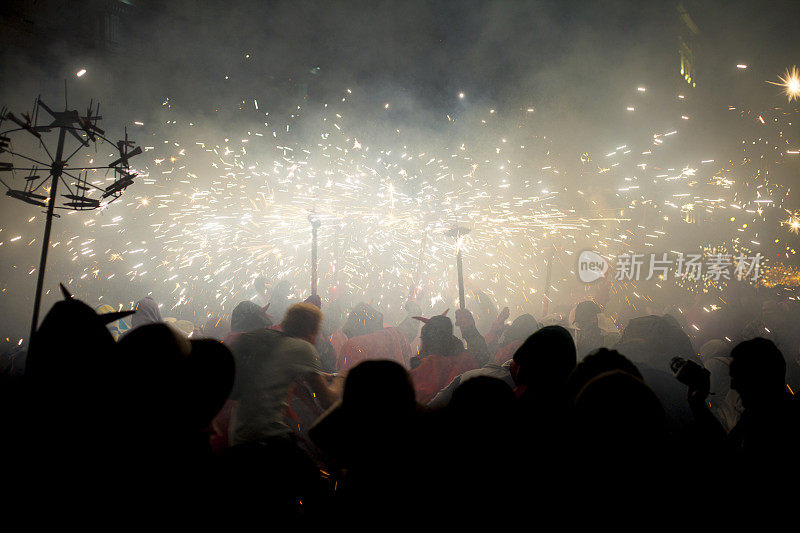 Correfoc -地中海地区的西班牙传统政党